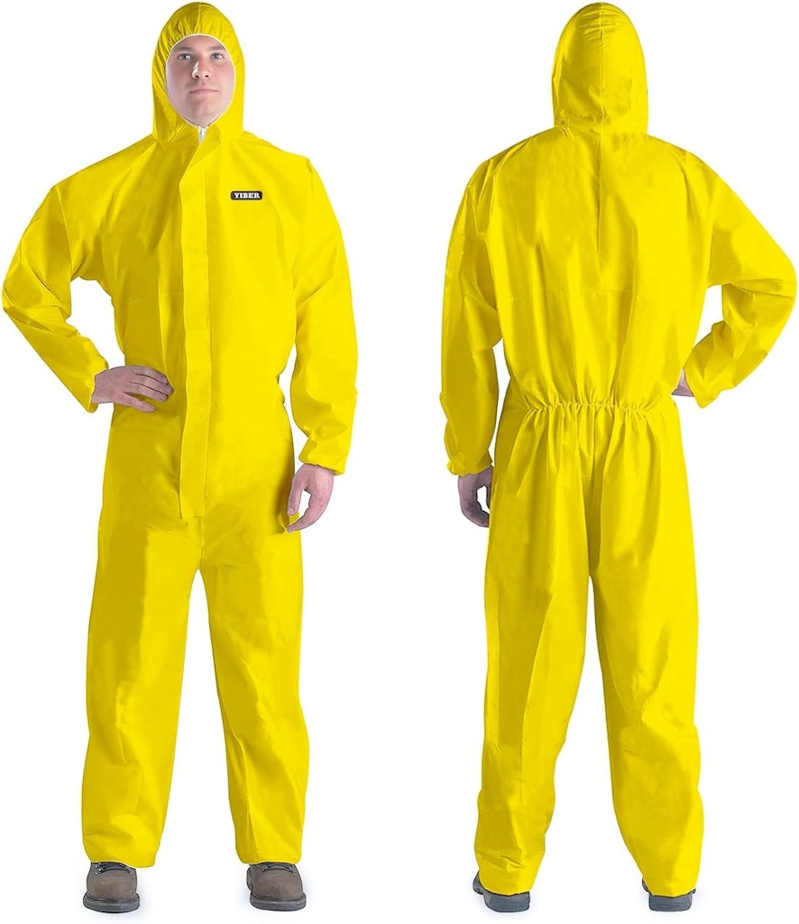 Hazmat Suit Disposable Coverall (L only): $5.87