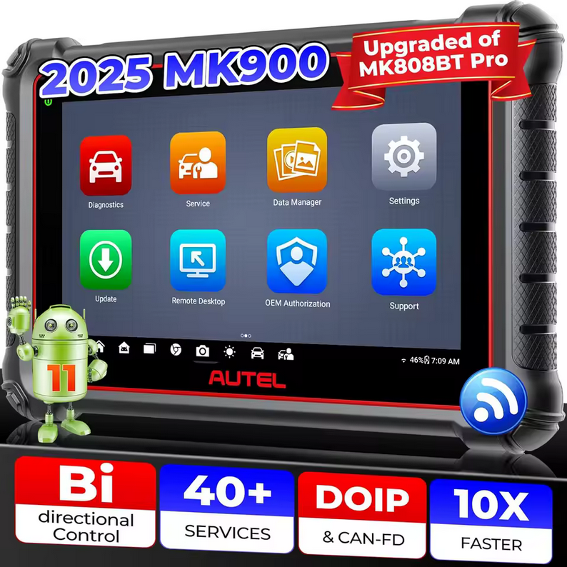 Autel MaxiCOM MK900 Bidirectional Diagnostic Tool: $382