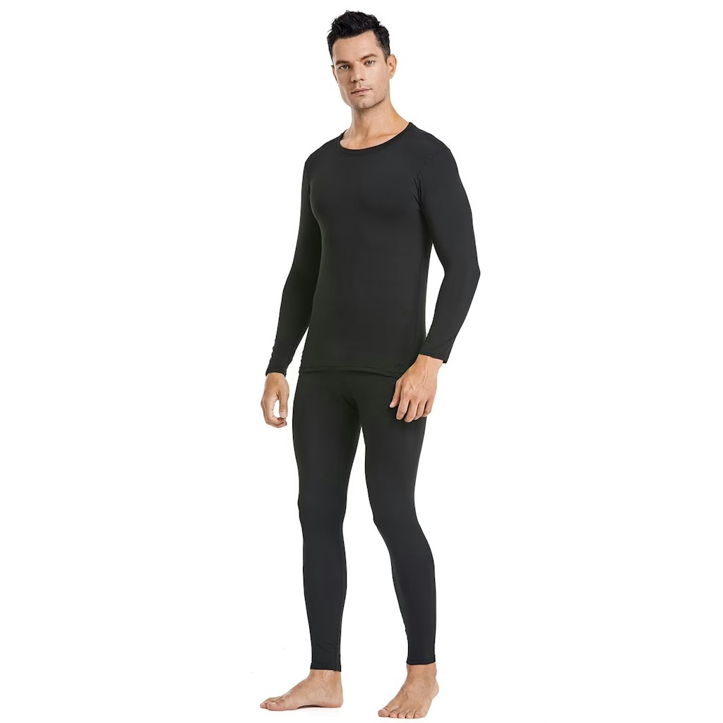 HeroBiker Men's Thermal Top & Bottom Fleece Set: $15