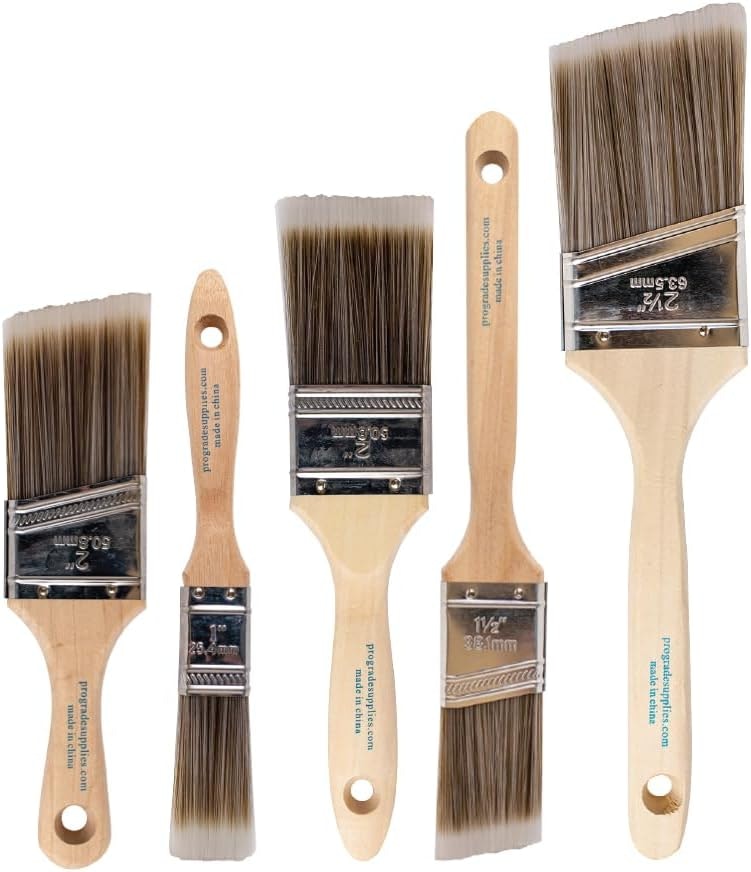 Pro Grade 5-Piece Paint Brush Set: $7.98