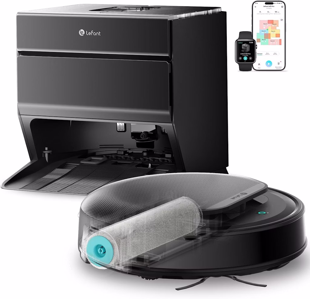 Lefant M5 Pro 18,000Pa Robot Vacuum & Mop: $494.99
