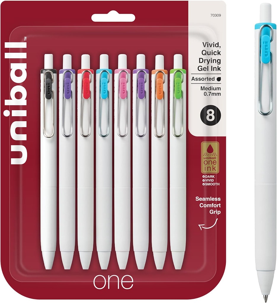 Uniball One 0.7mm Retractable Gel Pen 8-Pack: $5.79 Uniball One 0.7mm Retractable Gel Pen 8-Pack: $5.79