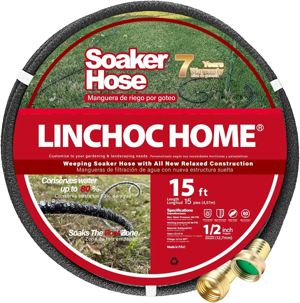 15-Foot 1/2" Solid Brass Soaker Hose: $7.99 15-Foot 1/2" Solid Brass Soaker Hose: $7.99