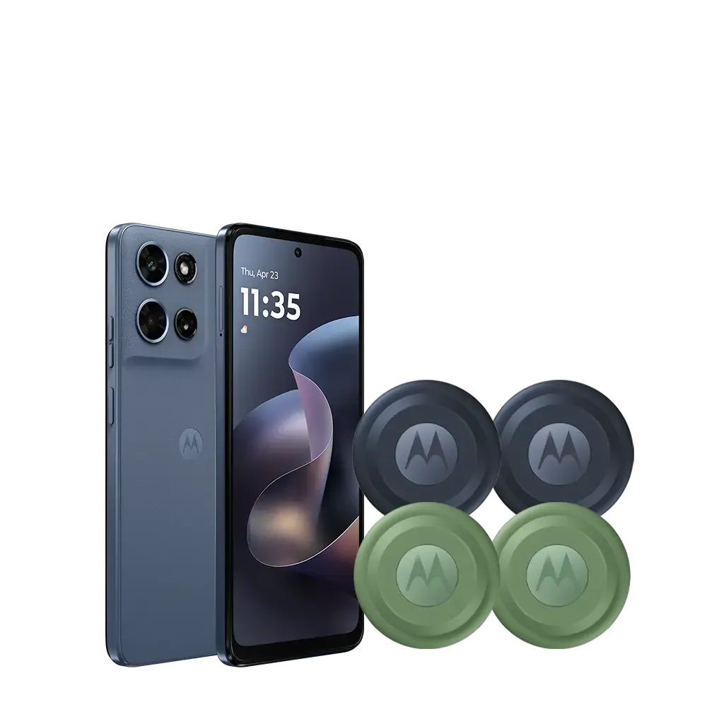 Motorola Motoroloa Moto G 128GB Android Smartphone (2026) w/ Moto Tag 4-Pack: $200