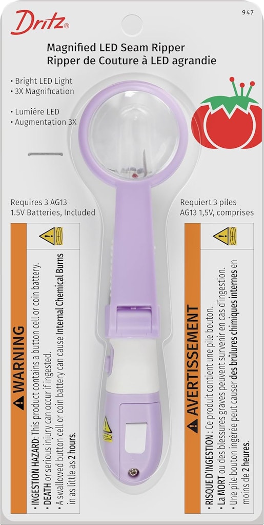 Dritz Magnified LED Seam Ripper: $5.49