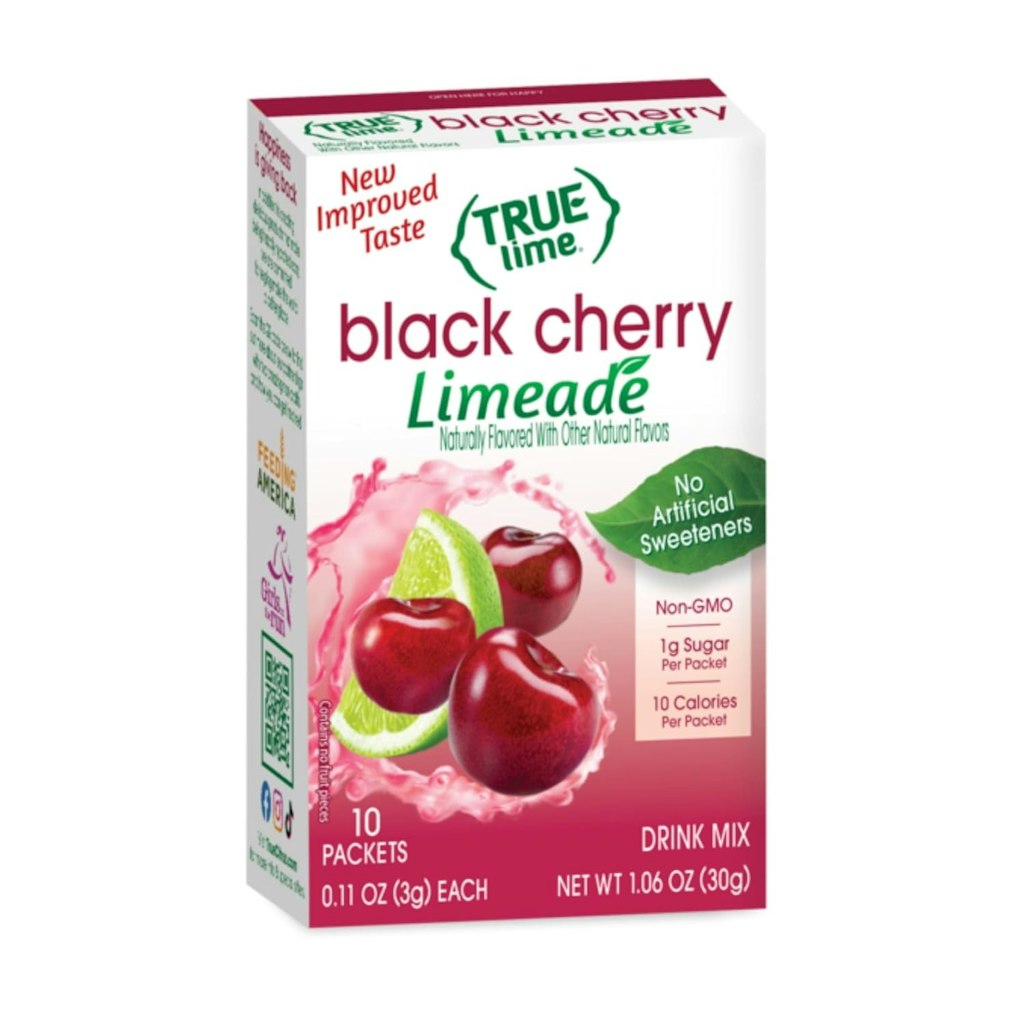 True Lime Black Cherry Limeade 10-Packet Drink Mix: $2