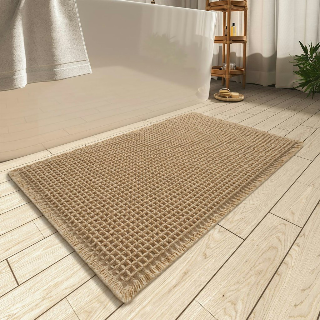 17" x 24" Waffle Bath Mat: $6.48