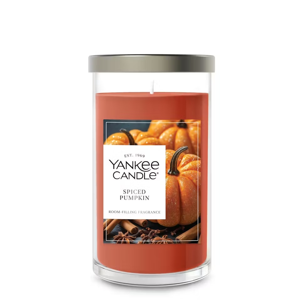 Yankee Candle Spiced Pumpkin Signature Medium Pillar Candle: 50% off