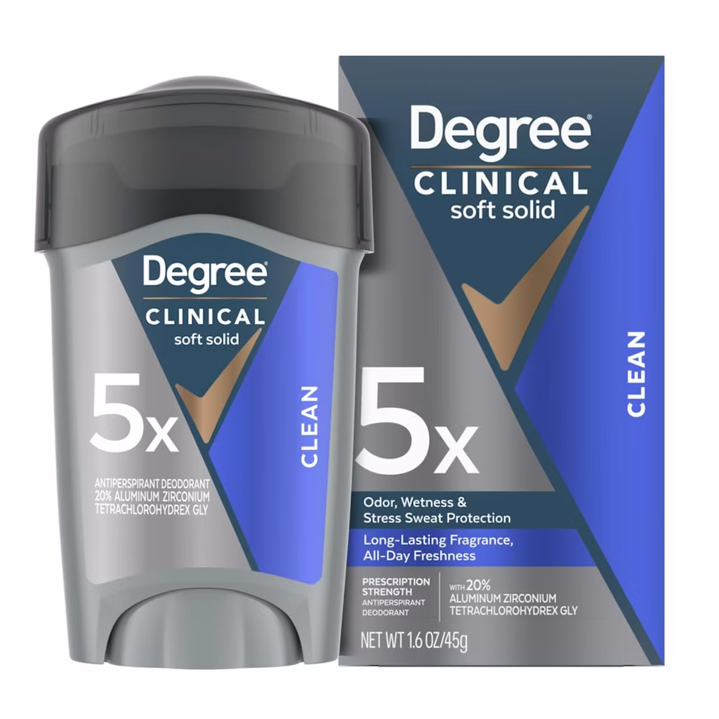 Degree Men's 1.7-oz. Soft Solid 72-Hour Antiperspirant Deodorant: $7.60 w/ Subscribe & Save Degree Men's 1.7-oz. Soft Solid 72-Hour Antiperspirant Deodorant: $7.60 w/ Subscribe & Save