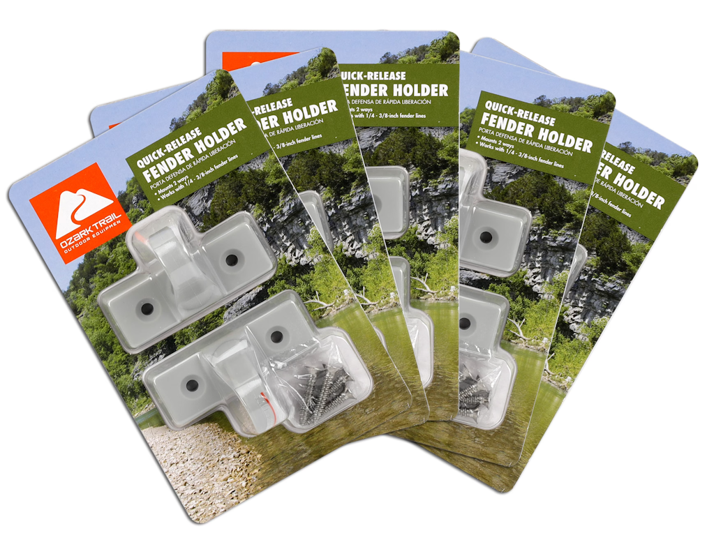 Ozark Trail Quick-Release Fender Holder 10-Pack: $3