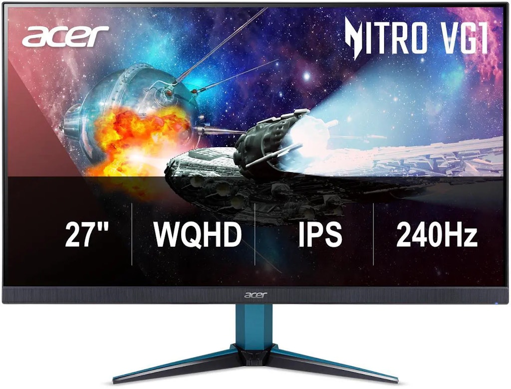 Acer Nitro 27" WQHD 2K IPS Gaming Computer Monitor: $170