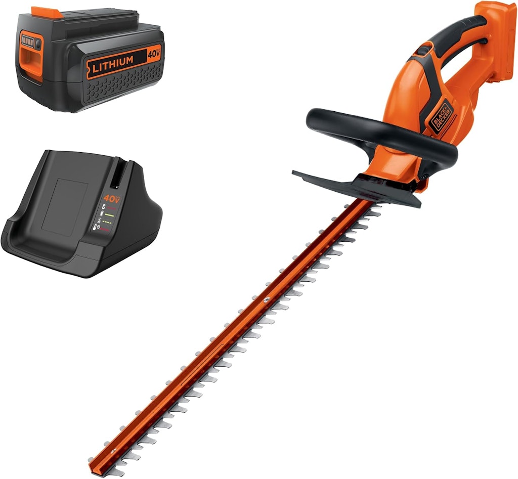 Black+Decker 40V Max Cordless Hedge Trimmer Kit: $79