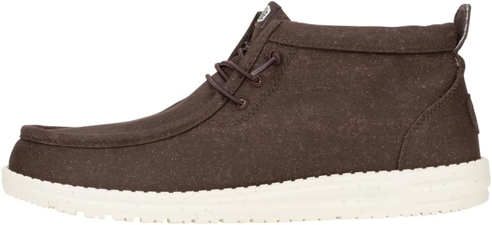 Hey Dude Men's Wally Mid Stretch Canvas Boot: From $23 Hey Dude Men's Wally Mid Stretch Canvas Boot: From $23