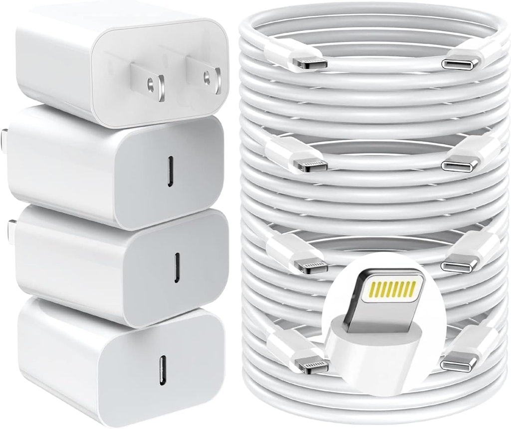 Grephone 20W 6-Foot iPhone Fast Charging Cable 4-Pack: $11 w/ Prime Grephone 20W 6-Foot iPhone Fast Charging Cable 4-Pack: $11 w/ Prime