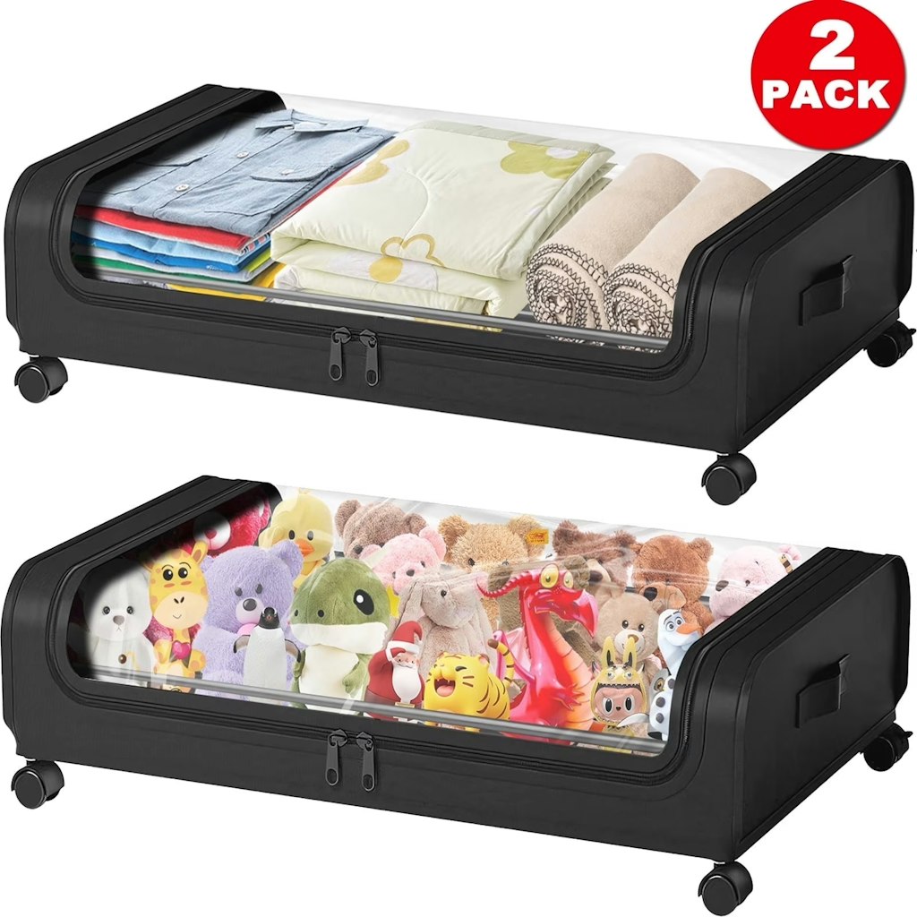 Under Bed Storage Container 2-Pack: $27.49