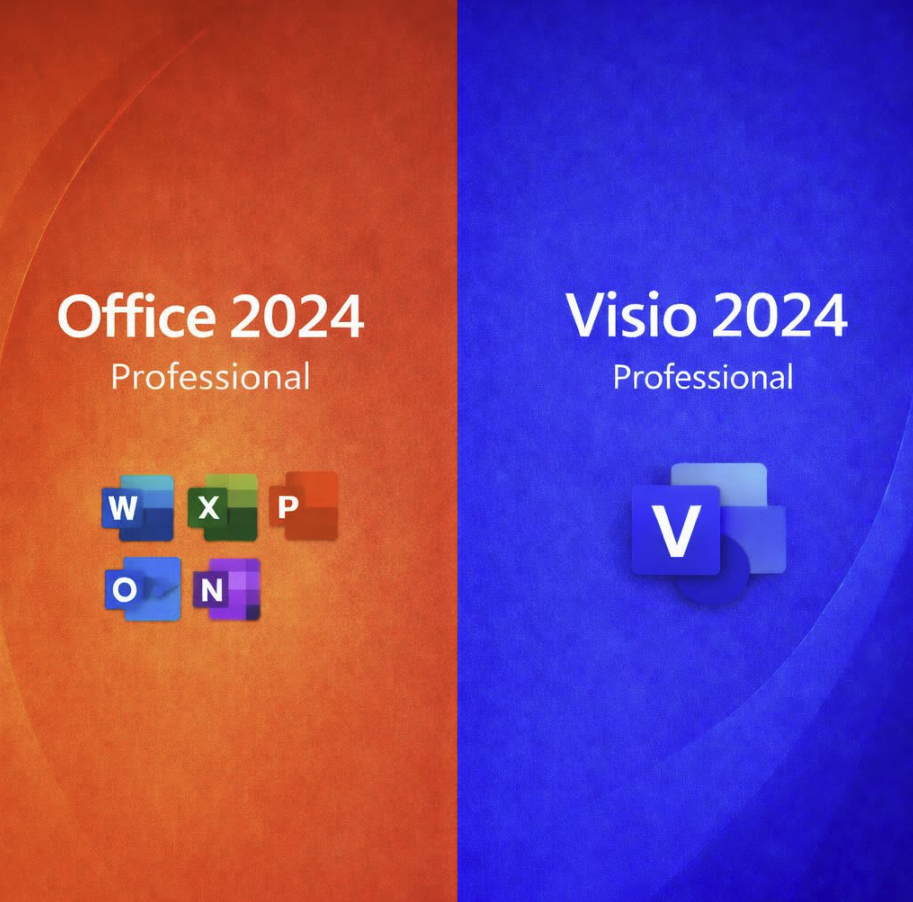 Microsoft Office Pro 2024 + Microsoft Visio Pro 2024 1-PC Lifetime License: $12 Microsoft Office Pro 2024 + Microsoft Visio Pro 2024 1-PC Lifetime License: $12