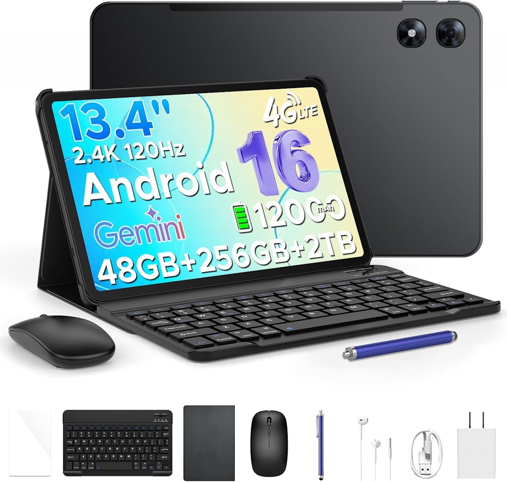 Pockam P13 Pro 13.4" Android 16 Tablet with Keyboard: $206.99 Pockam P13 Pro 13.4" Android 16 Tablet with Keyboard: $206.99