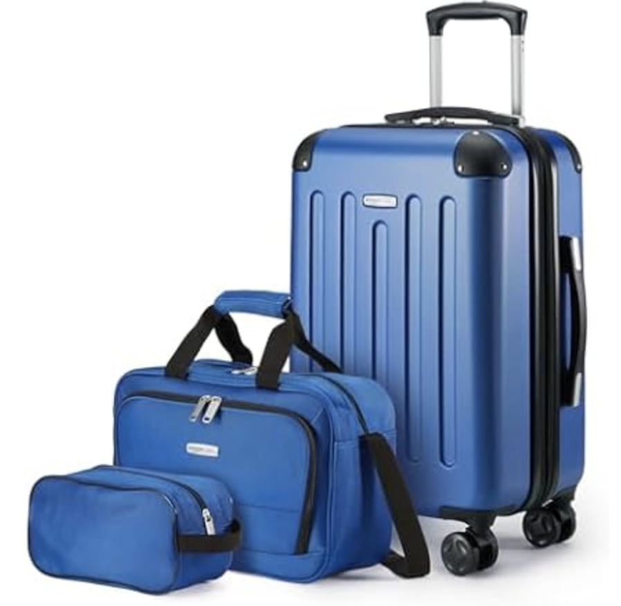 Amazon Basics 3-Piece Luggage Set: $45