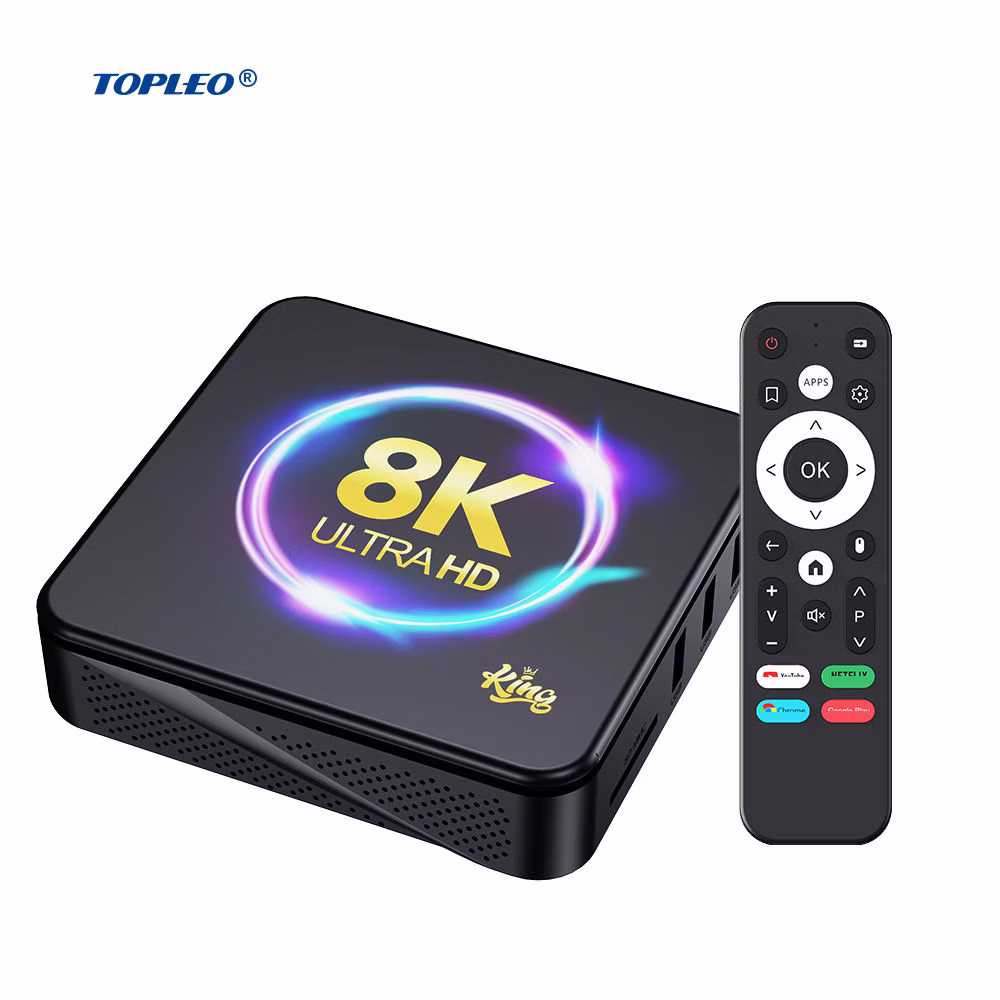 Topleo Android 14.0 TV Box: $10.99