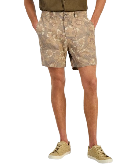 Sun + Stone Men's 100% Cotton Camo Field Shorts: $9.96