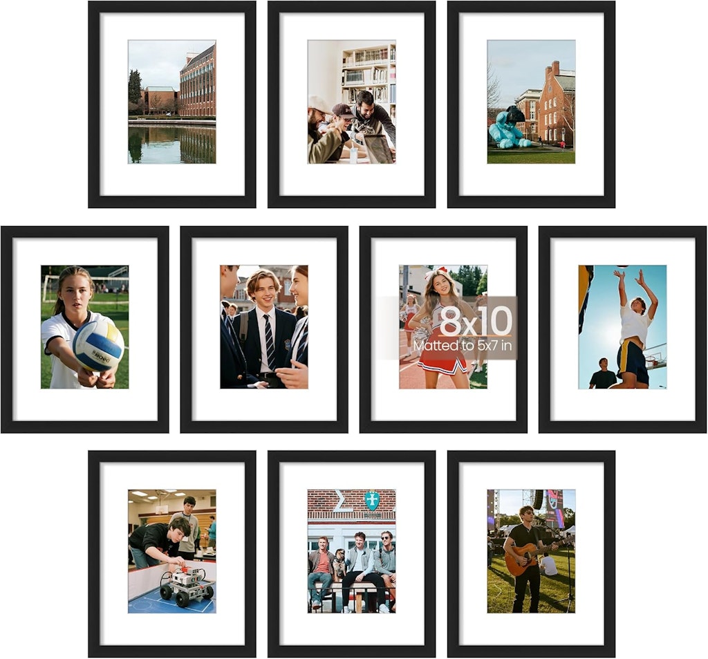 upsimples 8x10 Picture Frame Set of 10: $23