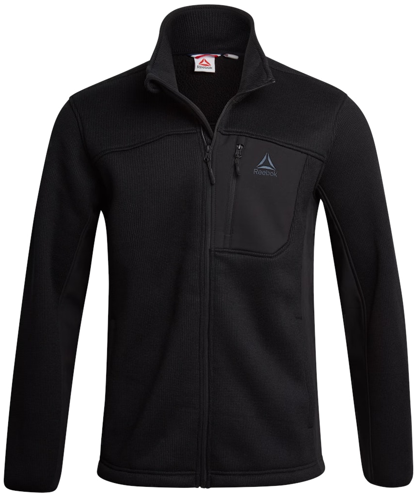 Reebok Men's Textured Fleece Jacket: $15