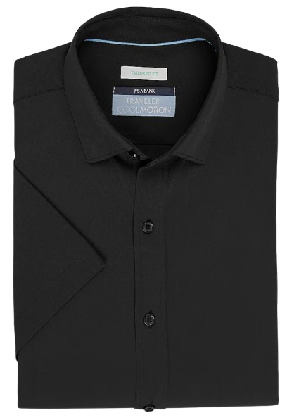 Jos. A. Bank Men's Traveler Collection Tailored Fit 4-Way Stretch Sportshirt: $14.99