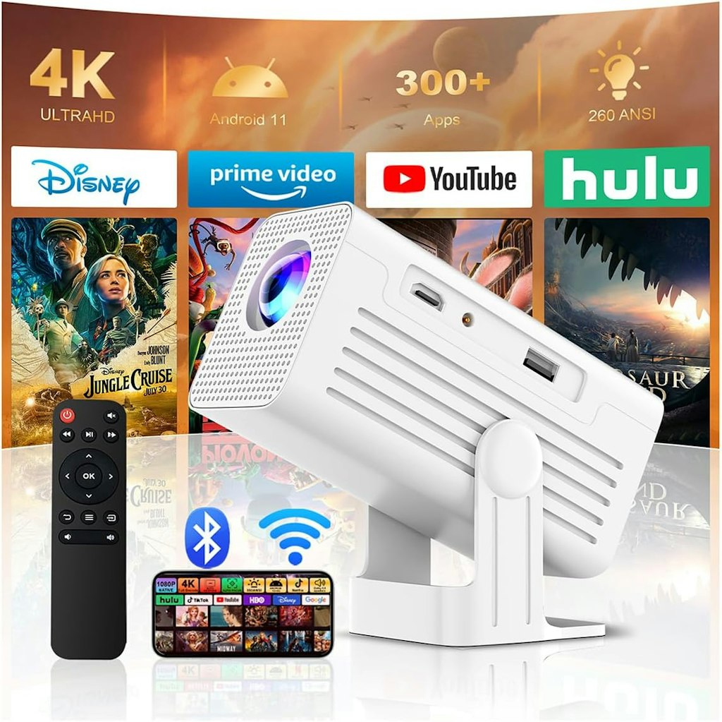 Xenponad 720p Smart Mini Projector: $30.99 Xenponad 720p Smart Mini Projector: $30.99