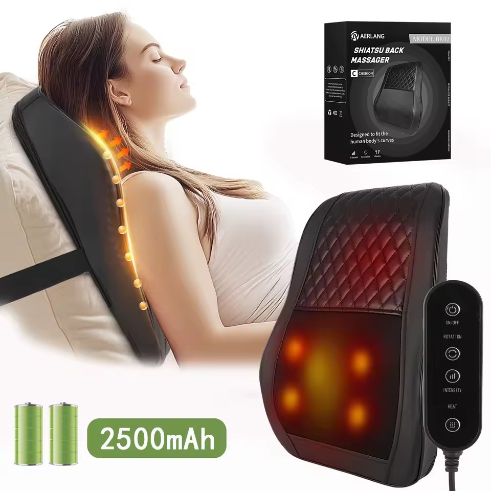 Lingteng Wireless Back and Neck Massager: $31
