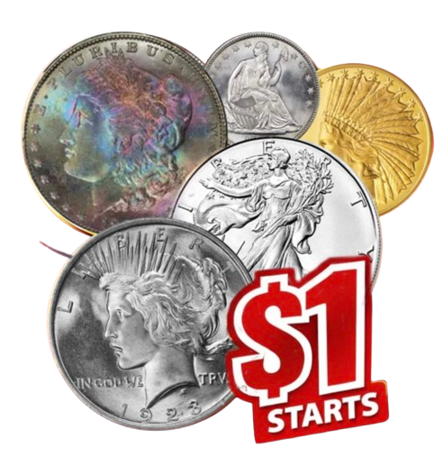 Coins & Bullion on eBay Live: Deals from $1
