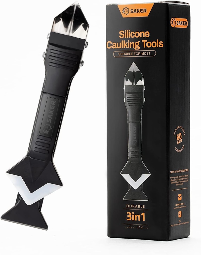 Saker 3-in-1 Silicone Caulking Tool: $12 w/ Prime