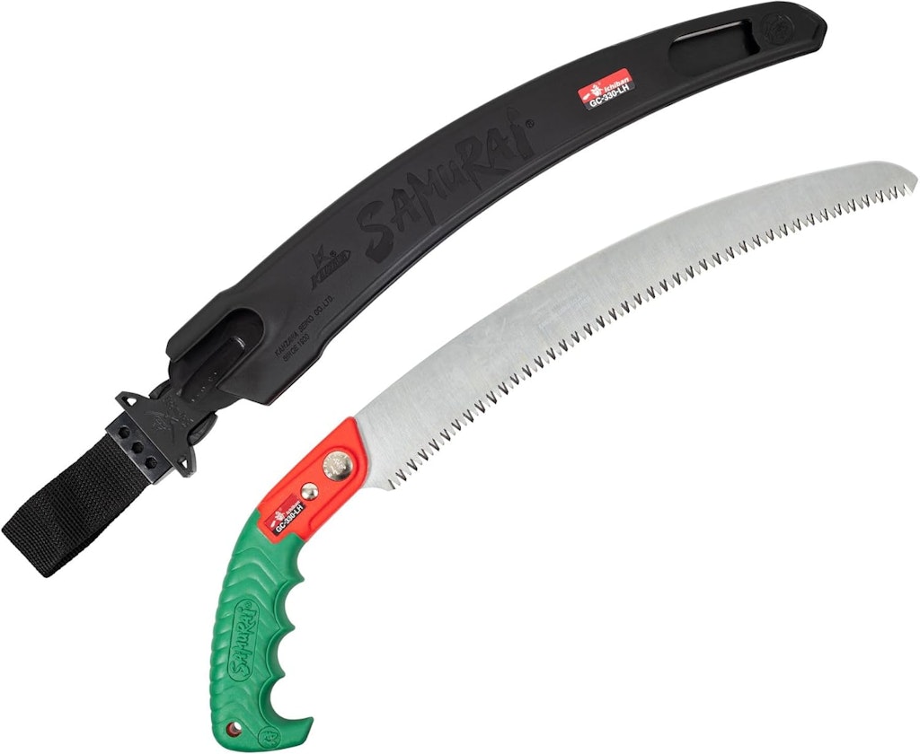 Samurai Ichiban 13" Curved Pruning Saw w/ Scabbard: $39