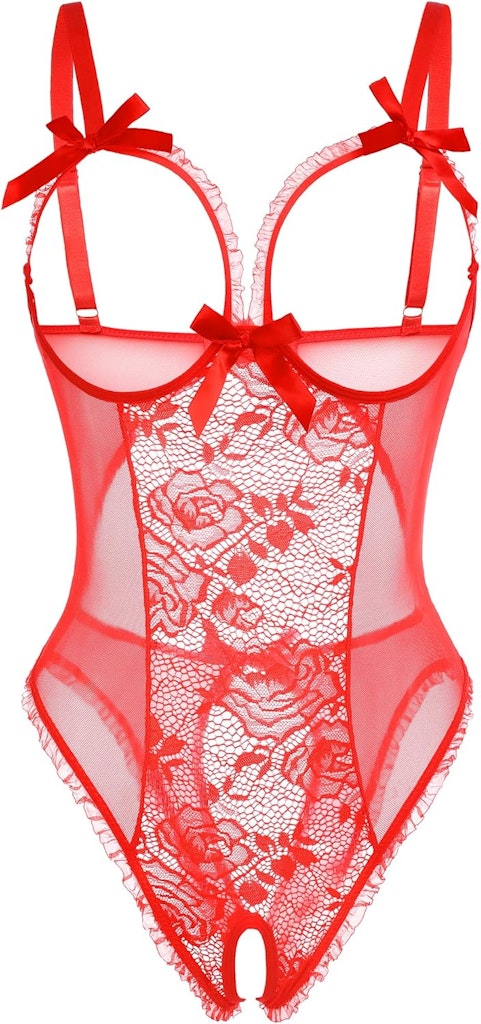 Adome Lace Babydoll Bodysuit: $3.99 Adome Lace Babydoll Bodysuit: $3.99
