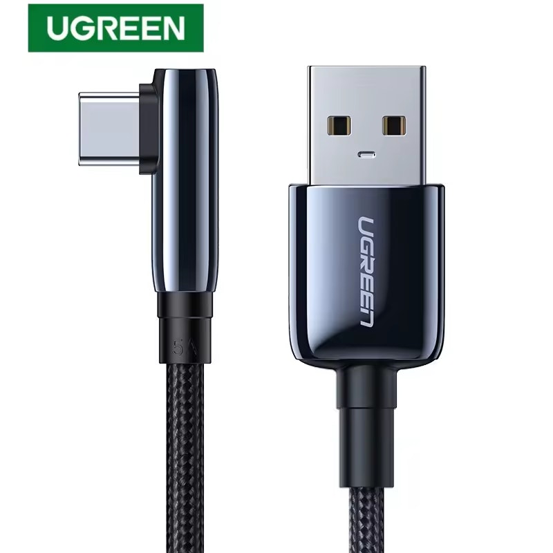 UGreen 5-Foot Right Angle USB A to USB C Cable: $4.40