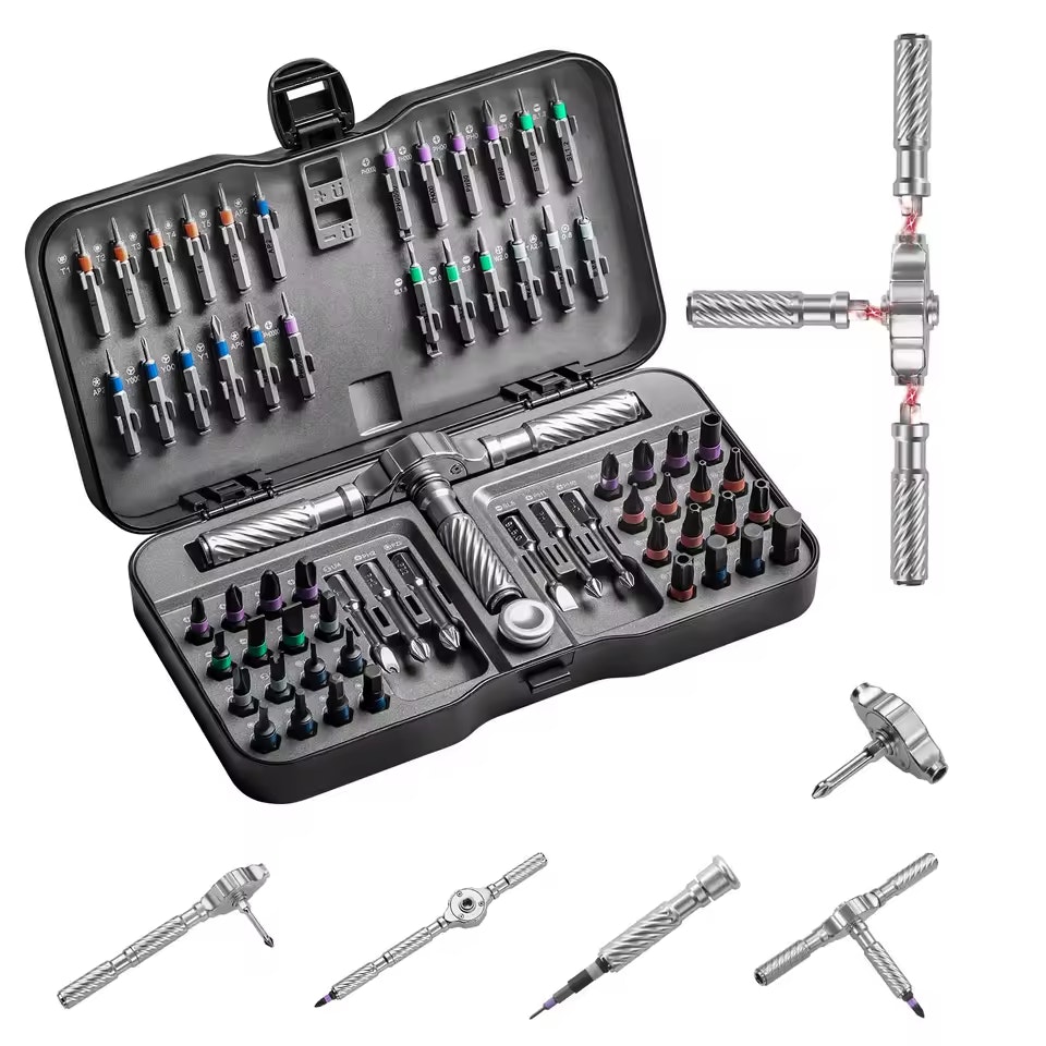 VMan Magnetic Ratchet Screwdriver Set: $20