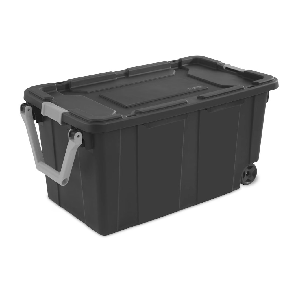 Sterilite 40-Gallon Wheeled Storage Bin w/ Handle: $20
