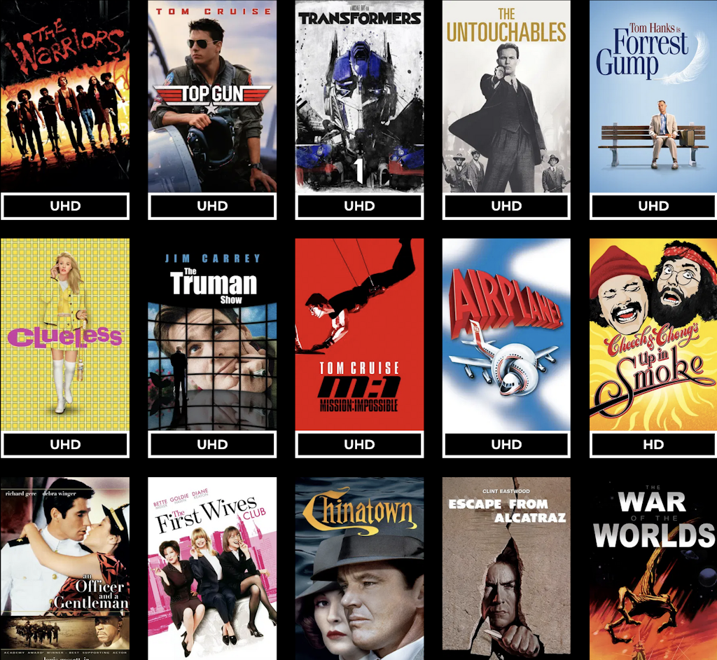 Paramount 50-Movie Collection in UHD: $50 Paramount 50-Movie Collection in UHD: $50