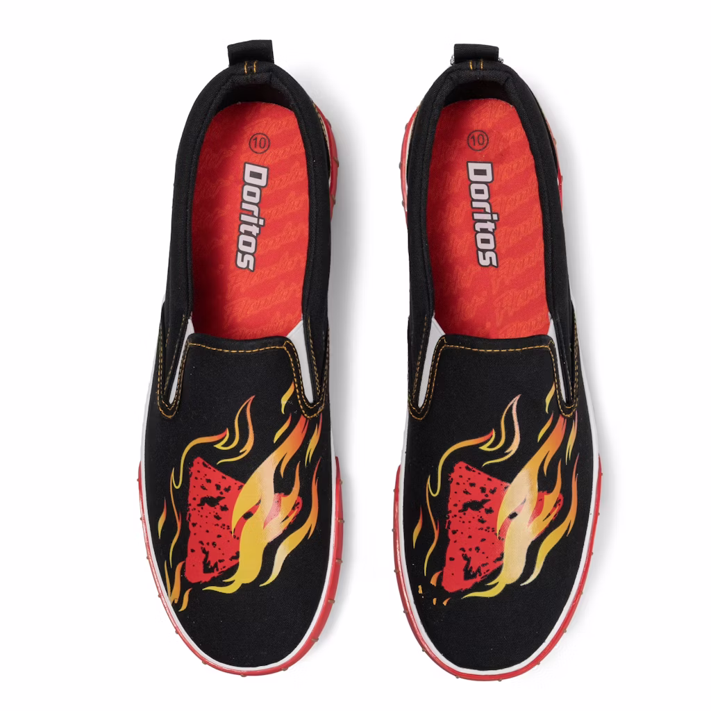 Ground Up Men's Doritos Canvas Slip-On Sneakers: $12.28