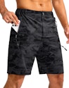 Pudolla Men's 9" Hiking Cargo Shorts with Pockets for $15 + free shipping w/ Prime