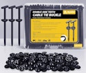 Aymier 120-Piece Universal Nylon Cable Tie Set for $5 + free shipping w/ Prime
