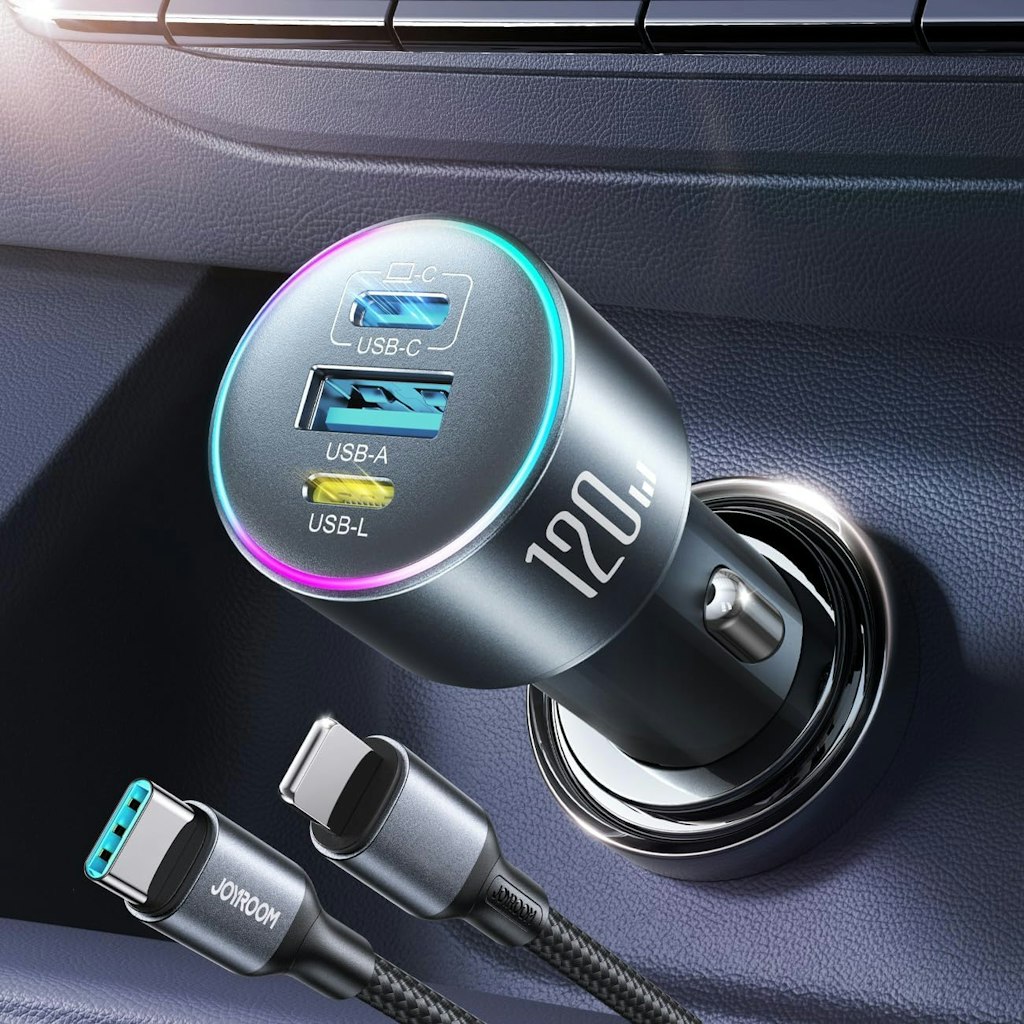 Joyroom 120W Fast Car Charger for Multiple Devices: $7.79 Joyroom 120W Fast Car Charger for Multiple Devices: $7.79