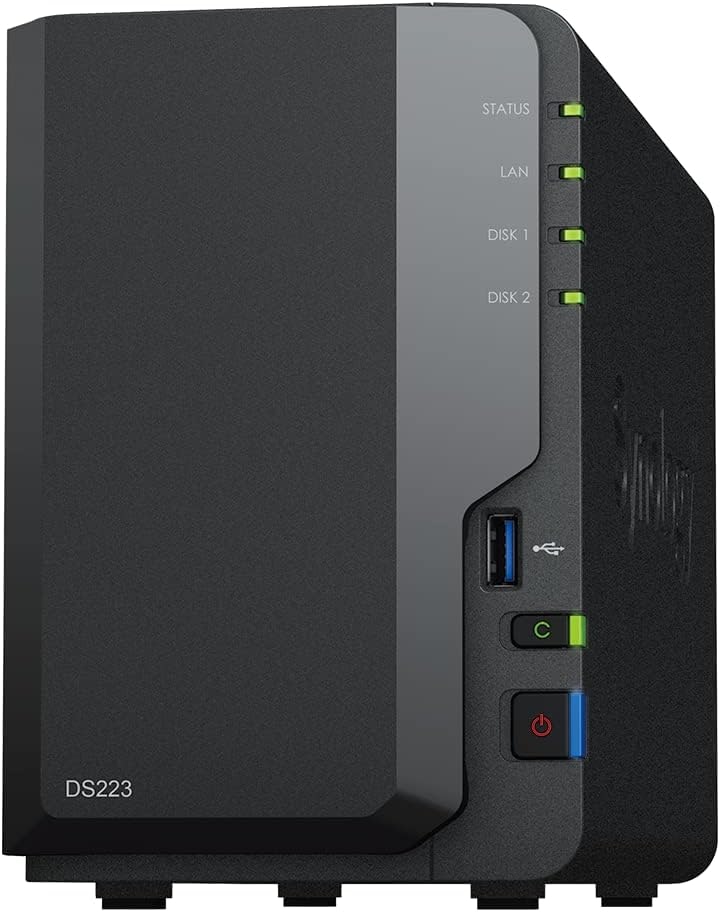 Synology DS223 2-Bay Diskless NAS: $274.99 Synology DS223 2-Bay Diskless NAS: $274.99