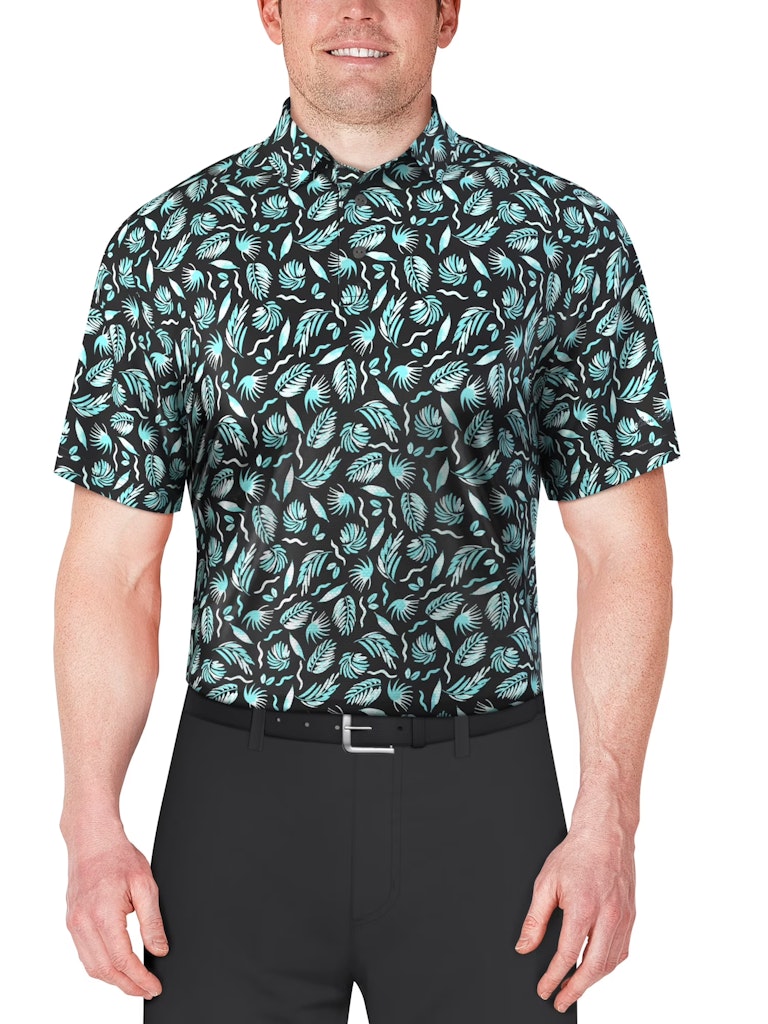 Ben Hogan Men's Painted Foliage Golf Polo Shirt: $8.78