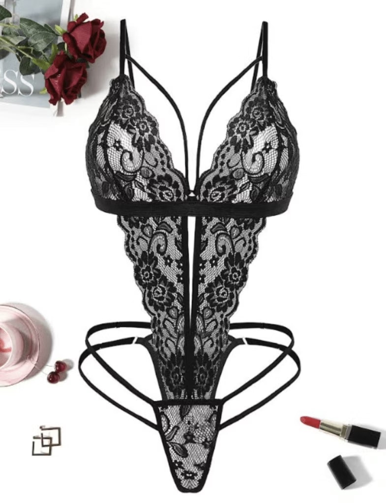 Avidlove Women's Lace Babydoll Bodysuit: $3.99 Avidlove Women's Lace Babydoll Bodysuit: $3.99