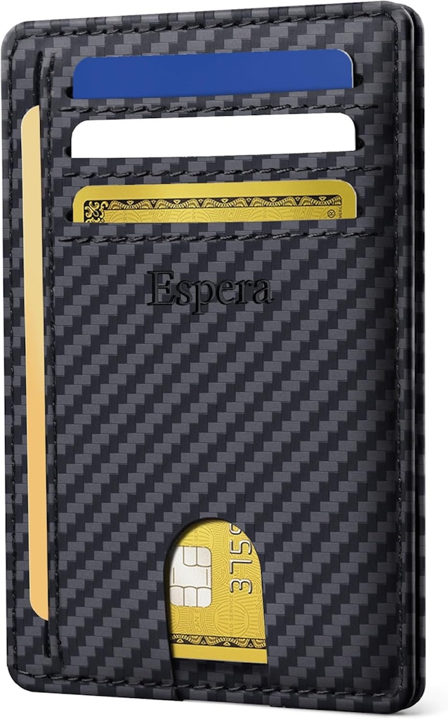 Espera Slim Minimalist Front Pocket Wallet: From $3.99