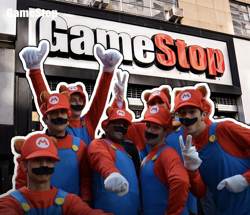 $5 GameStop Credit: Free when you dress up as Mario on MAR10 Day