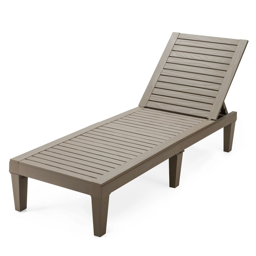 Gymax Patio Chaise Lounge Recliner : $64