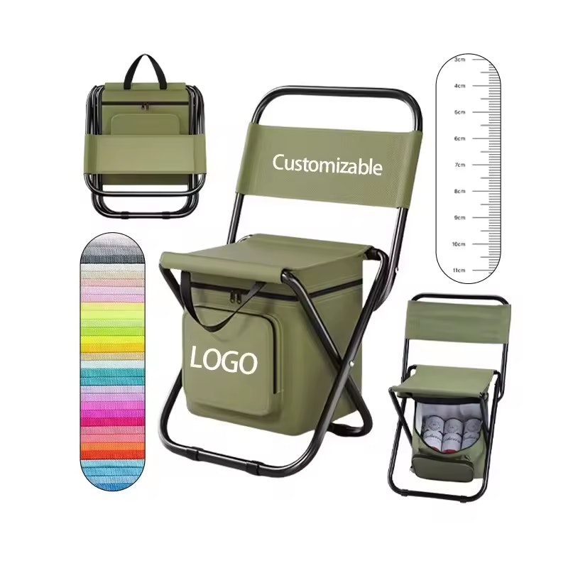 Portable 3-in-1 Outdoor Folding Chair with Storage Bag: $2.80