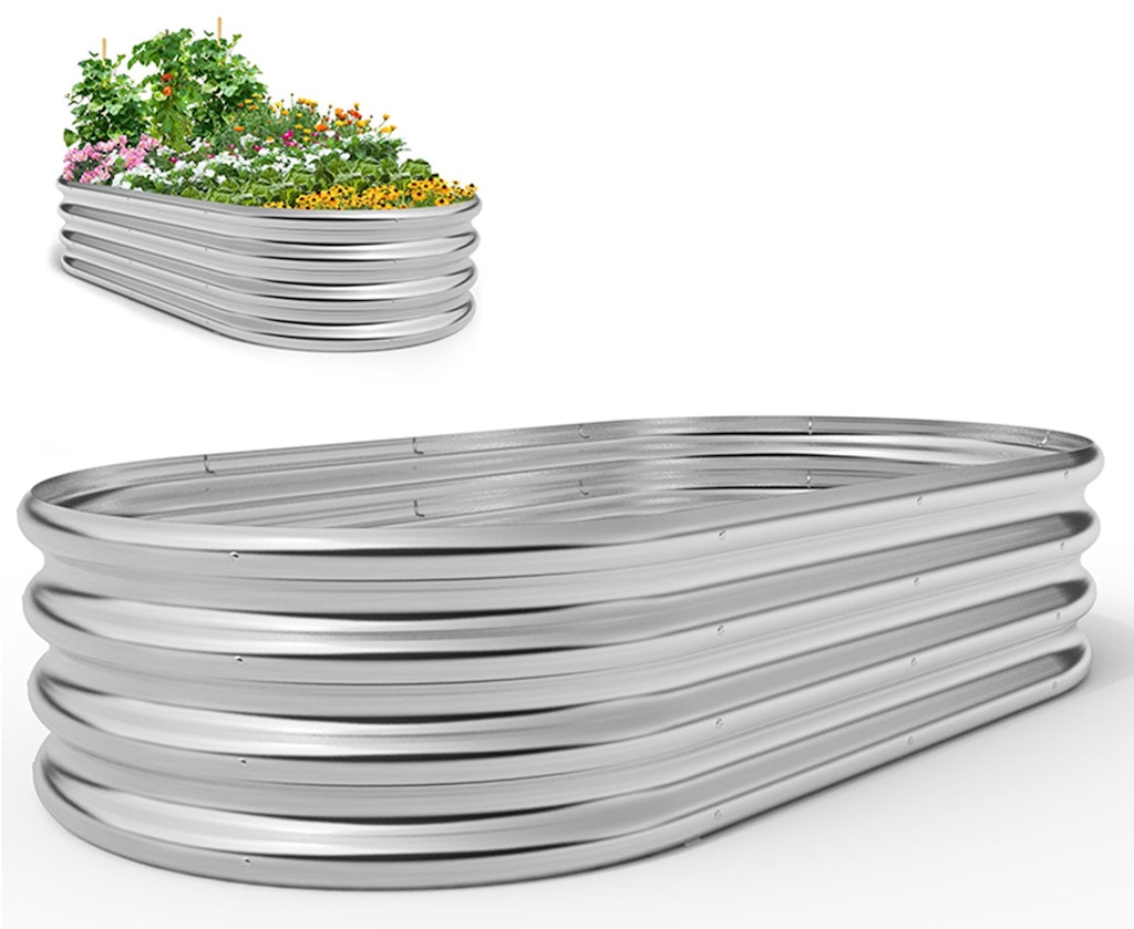 Galvanized Raised Garden Bed Kit: $29.98