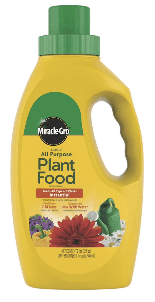 Miracle-Gro Liquid Concentrate All Purpose 32-oz. Plant Food: $7.97